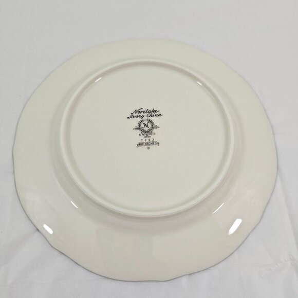 Noritake Rothschild Ivory China Platinum Band Bread & Butter Plates – Set of 4 - Picture 13 of 16